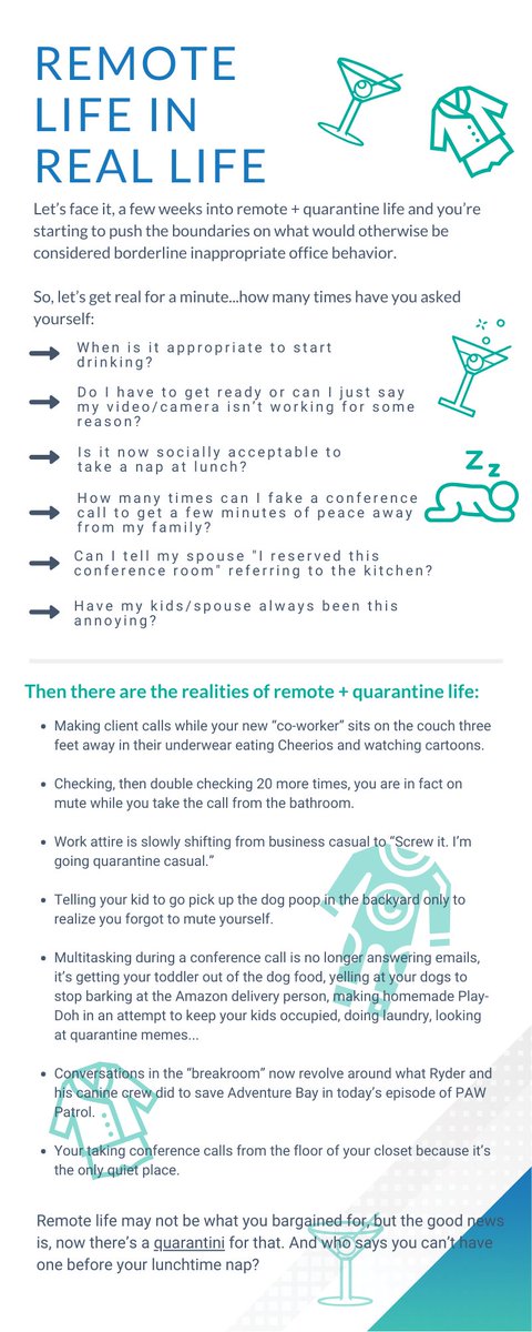 MST_Solutions's tweet photo. So, #remotelife may not be what you bargained for...but sometimes, you just gotta laugh.

Here's a little Friday humor as we head into the weekend. Try to #unplug. https://t.co/QEKcP3QRTH