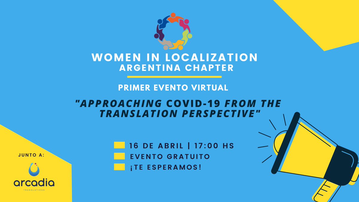 modolingua's tweet photo. ¡Evento Gratuito! Primer webinar de Women in Localization ARG. Podés inscribirte en este enlace: https://t.co/VxcZotBox9 ¡No te lo pierdas! #Webinar #xl8 #covid19 #WLAR https://t.co/FRni3e5IC2