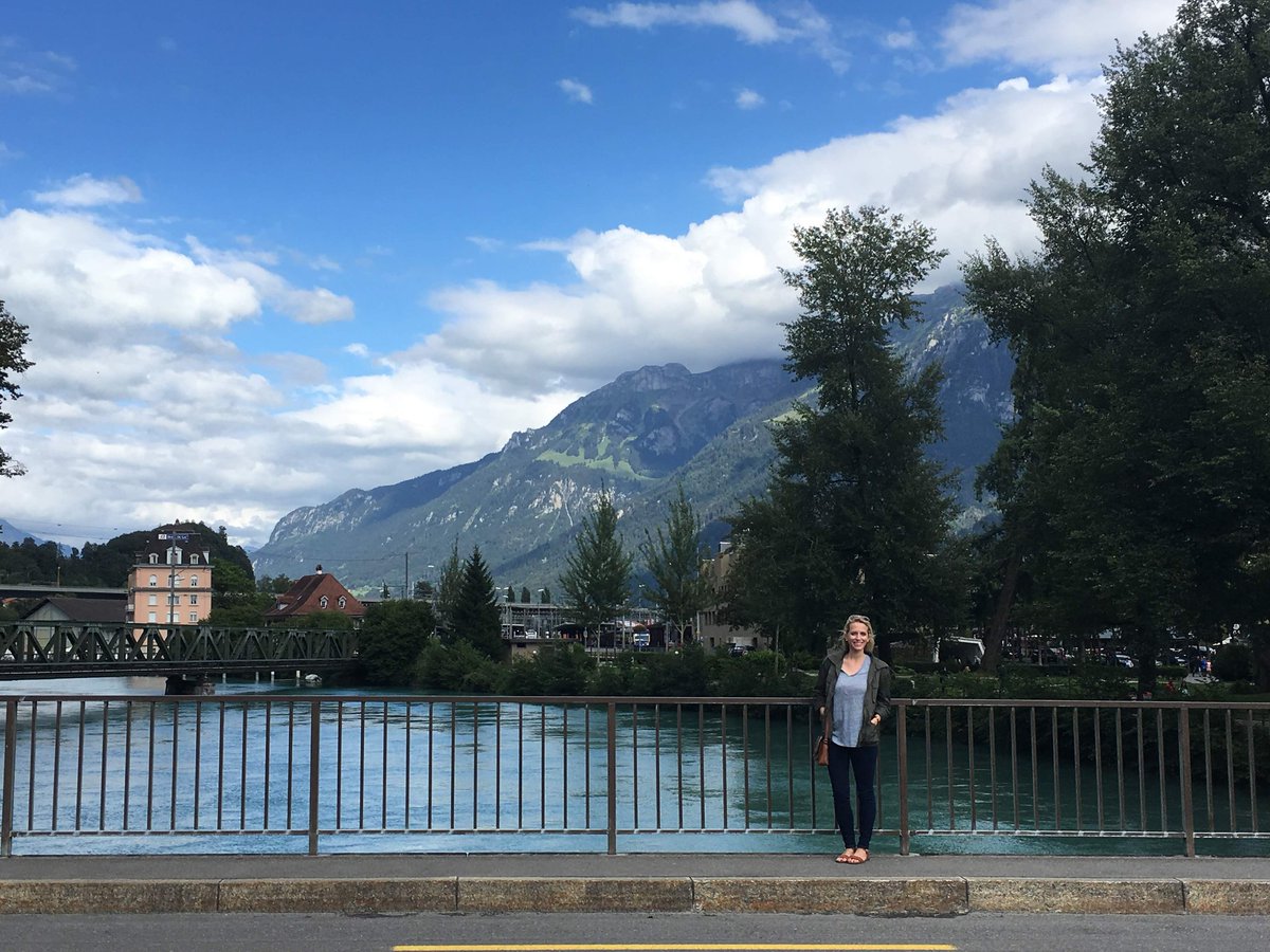 I missed the 'I' for yesterday's #AlphabetAdventures but better late than never. Here's a view from #Interlaken, Switzerland. It's so pretty, it doesn't feel real 😍 I am itching to go back to Switzerland. What other Swiss towns or cities do you recommend?