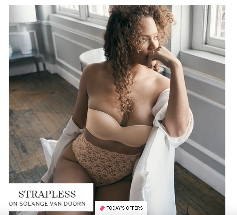 Cora Harrington on X: And they also have two plus size models on the home  page (yes, I know they're not really plus size, but they are by fashion  industry standards). Candice