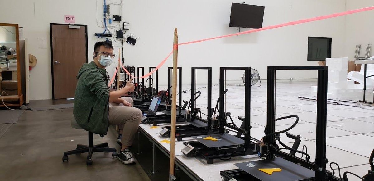 Awesome seeing all the #PPE fabrication efforts from maker communities around the world. Glad <a href="/SupplyframeDL/">SupplyframeDesignLab</a> can help support this local team! <a href="/artcenteredu/">ArtCenter College of Design</a> <a href="/Caltech/">Caltech</a> <a href="/alin1986/">Andy Lin</a> <a href="/RanchoRehab/">Rancho Los Amigos</a> <a href="/Supplyframe/">Supplyframe</a> <a href="/monoprice/">MONOPRICE</a> 
shieldmakers.org