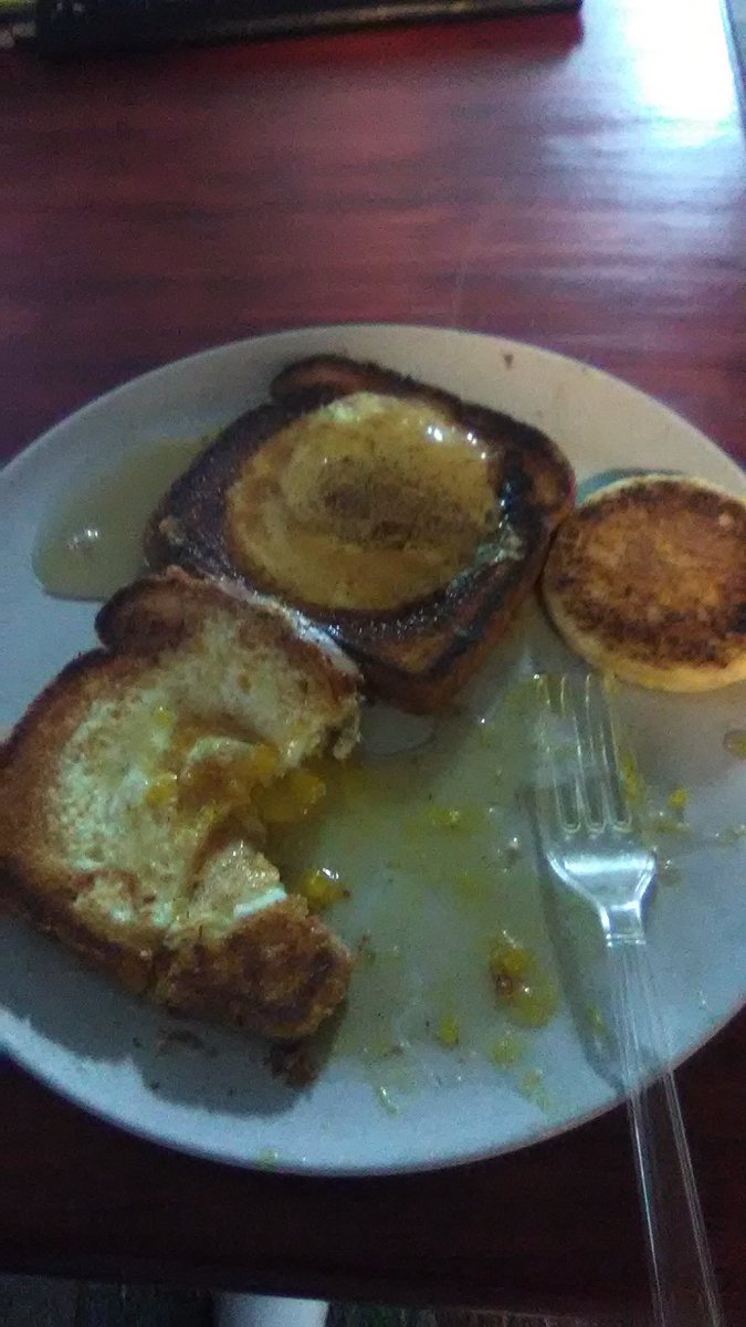 SavageFacs's tweet photo. FACS Lab Friday- Egg in a Basket!  Pics from kids in their kitchens at home!! Thanks parents for helping them! #abetterncms #FACSlabFriday @NCSupt @MrAMcD https://t.co/M565SU8SSg