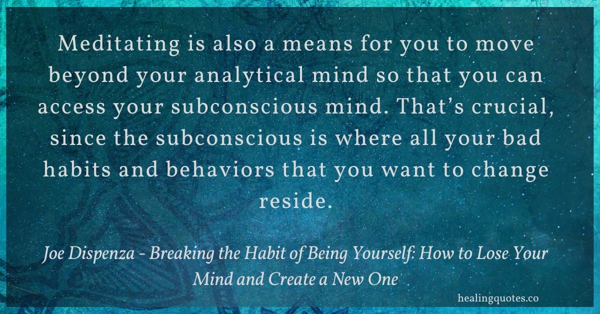 Joe Dispenza quote
#meditation #joedispenza #change #subconscious