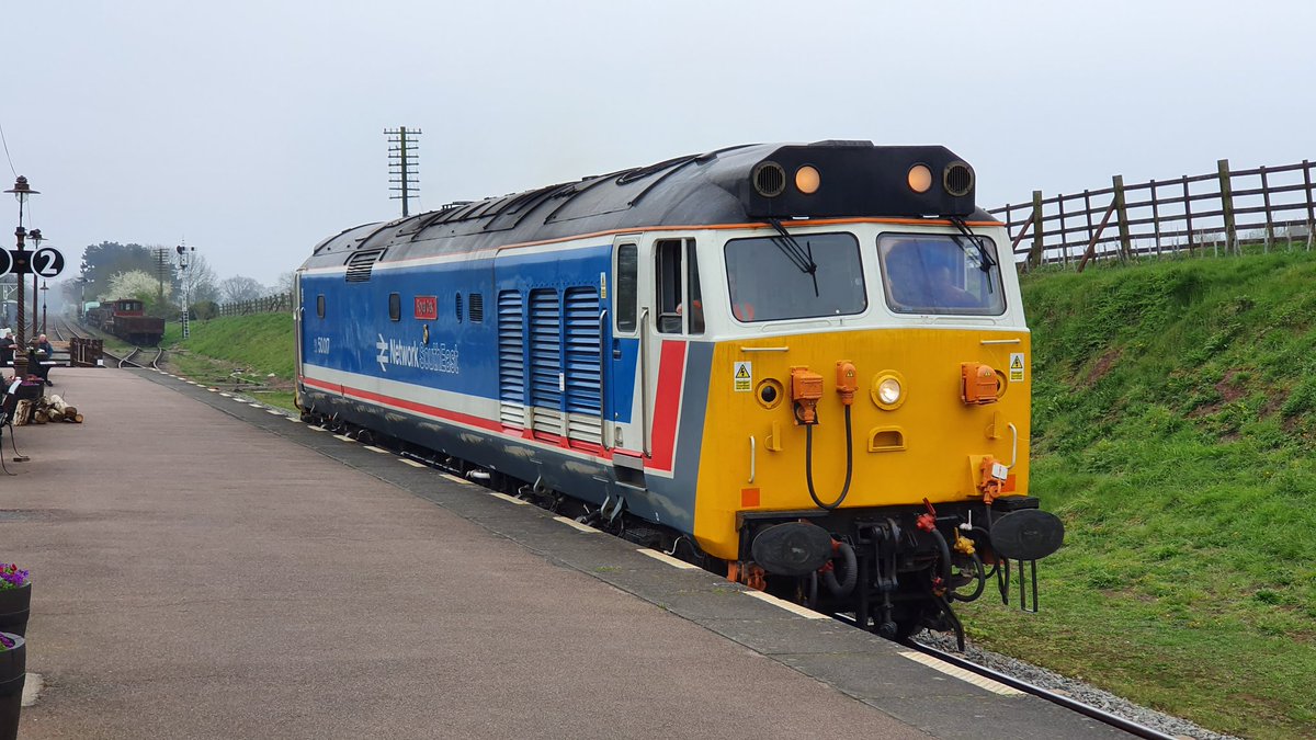 50017 Royal Oak is seen passing Quorn during testing, 7th April 2019 #heritagerailday #virtualgala