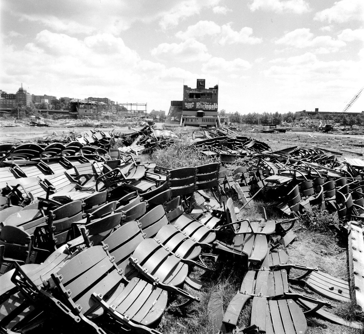Demolished April 10, 1964: the Polo Grounds. ballparksofbaseball.com/ballparks/polo…