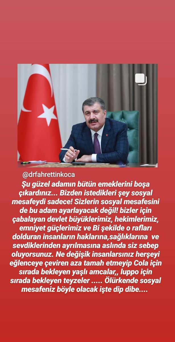 Buseewural's tweet photo. @drfahrettinkoca https://t.co/F0AbGIsAiU