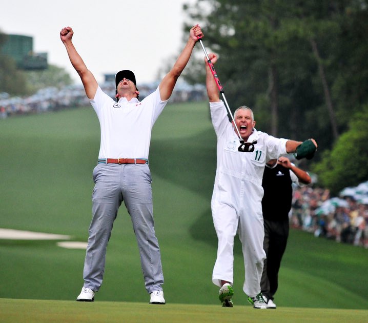 Luke_Elvy's tweet photo. “I can’t believe it was my destiny to be the first Australian to win The Masters.” Adam Scott’s statement to Jim Nantz in Butler Cabin. #MastersRewind #2013Masters #CmonAussie https://t.co/FexQjxXLlS