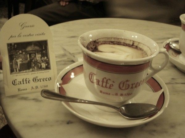 antico caffè greco - rome- oldest café in rome (1760), second oldest in italy