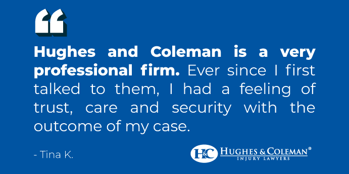 HughesColeman's tweet photo. Our goal is to provide security the moment we take your call. Accident victims should focus on recovery, not questions from the insurance adjuster. We even implemented #eCase where you can take care of your case electronically. You don’t have to leave the comfort of your home. https://t.co/ceEjqZUOHP