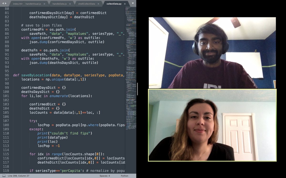 CaltechMagazine's tweet image. Iman Wahle is a Caltech senior computer science major. She and fellow senior Rupesh Jeyaram created a website (covid19usmap.com) showing cases of and deaths from COVID-19 in U.S. counties since the first reported case. Read more at ow.ly/Y1Vk50zbgfL #SoCaltech