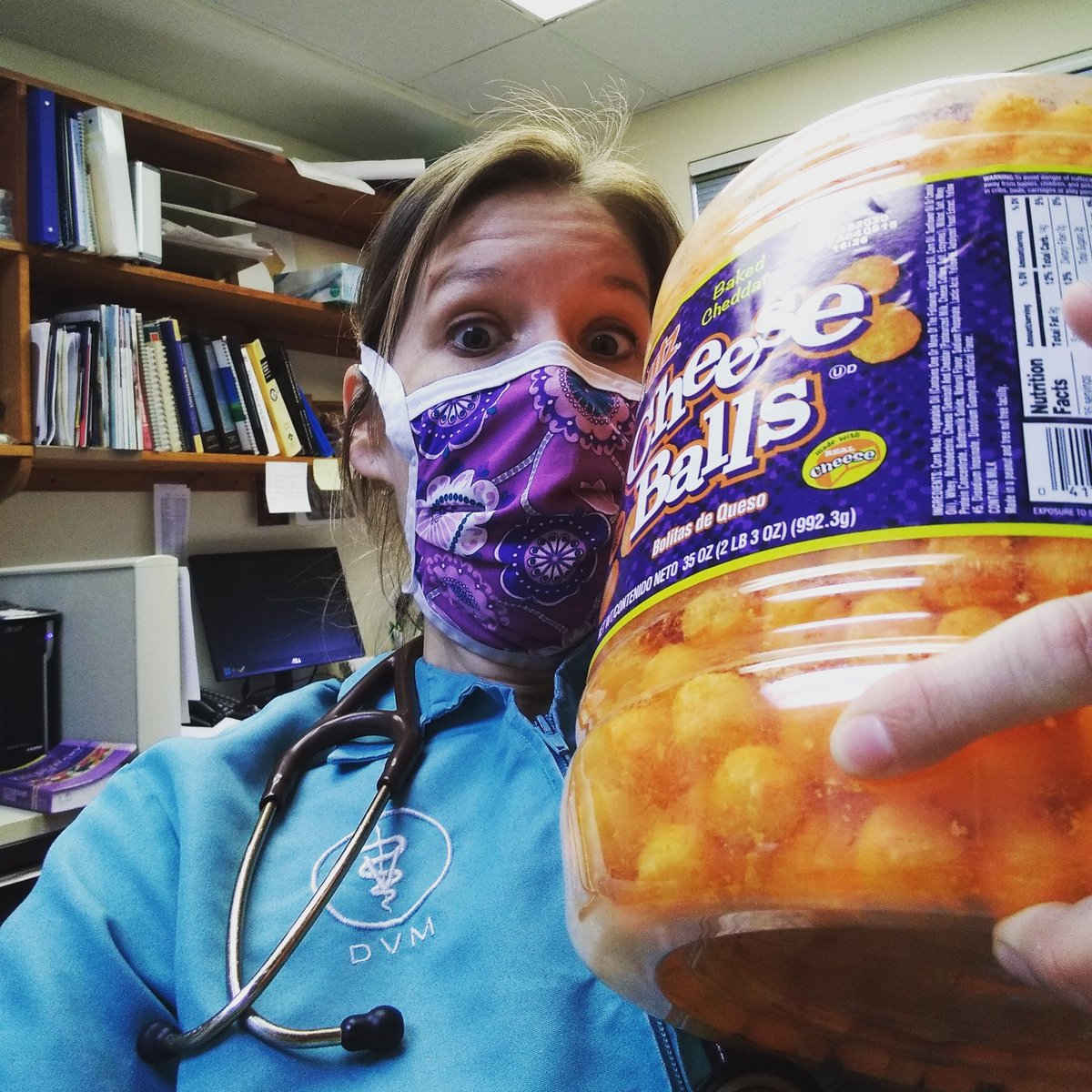 DrEmilyThomas's tweet image. OMG!! Thank you, Rhonda!! This will last us 2-3 weeks!! @utzsnacks #cheeseballs #spoiled