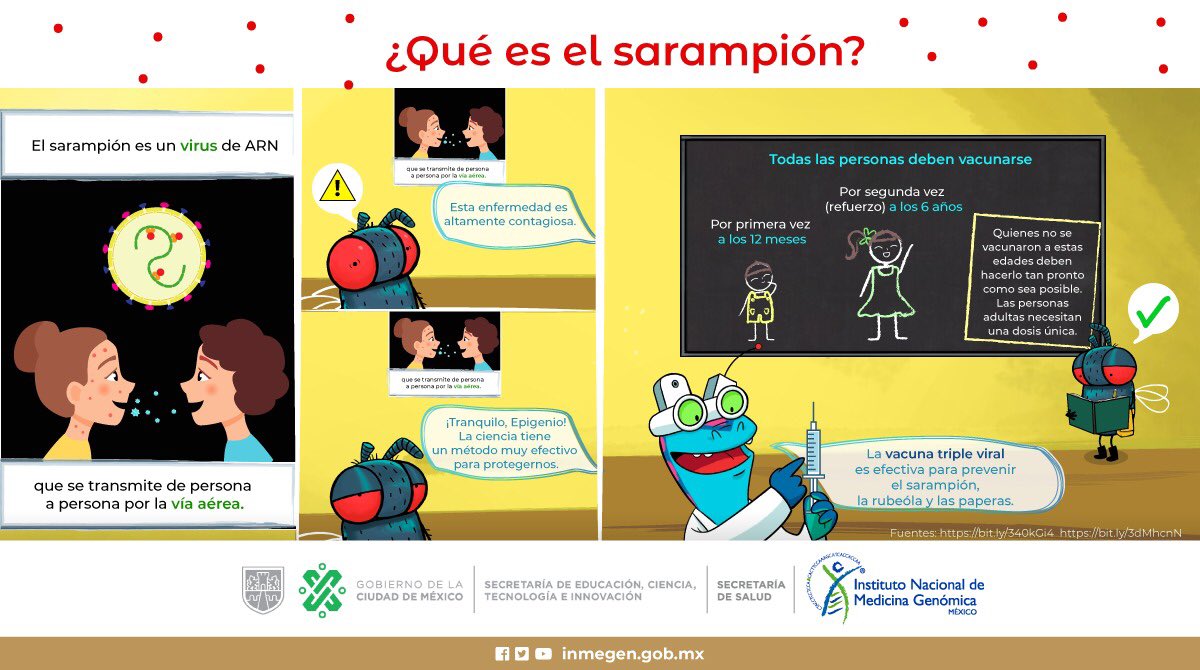 cmic_mex's tweet photo. Actualmente, se han contabilizado 122 casos de #Sarampión en México. Recuerda que las vacunas preparan a tu cuerpo para defenderte de ésta y otras enfermedades https://t.co/nOrj2IWvCU