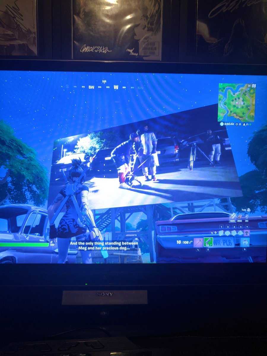 Watching quibi in fortnite with <a href="/ScoobertOnFilm/">Ultimate Scoob</a>