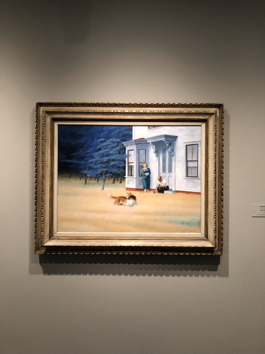 We conclude the tour with two paintings by Edward Hopper, an artist whose works have been frequently referenced during this time of isolation and uncertainty.