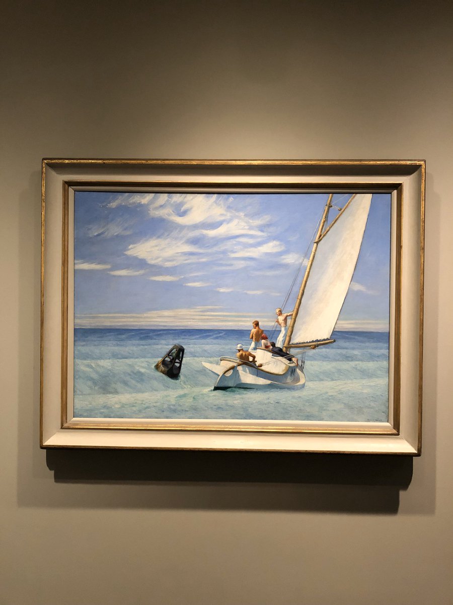 We conclude the tour with two paintings by Edward Hopper, an artist whose works have been frequently referenced during this time of isolation and uncertainty.