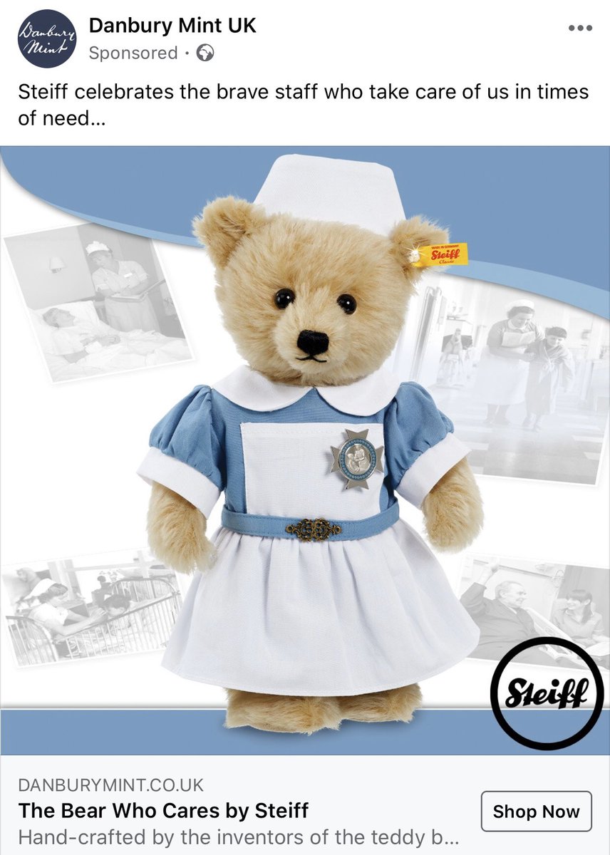steiff nhs nurse bear