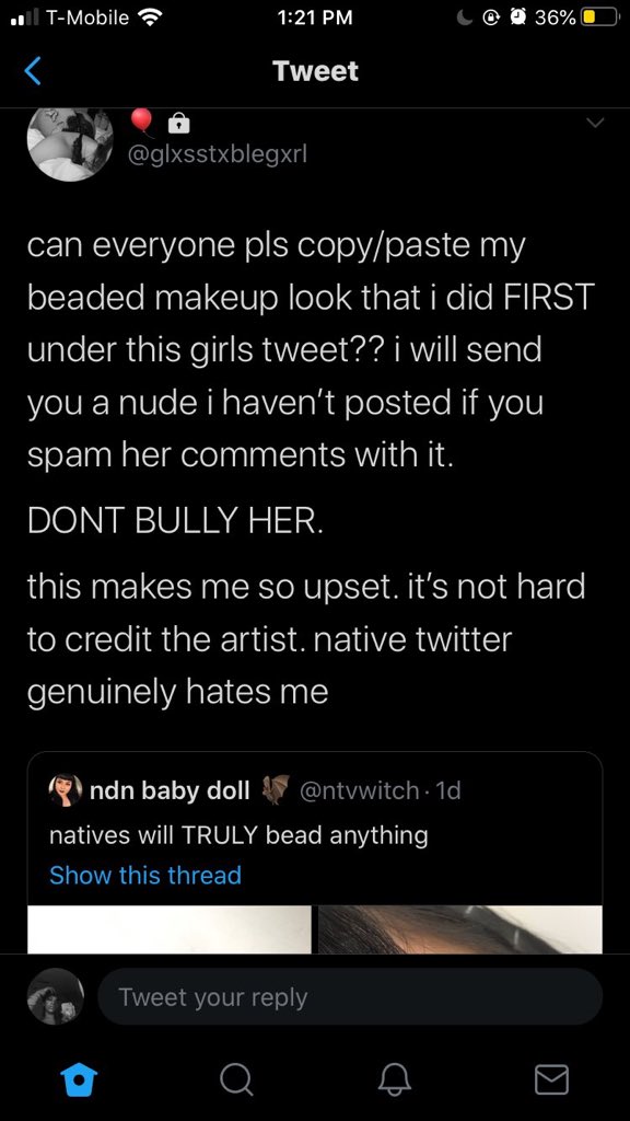 After I had finished my chores and fun with my grandma I sat down and got to see what was going on. I saw very disturbing tweets being sent. This made me very upset with Madison because she was now asking people to spam ntvwitch’s tweet in exchange for nudes from her NSFW account