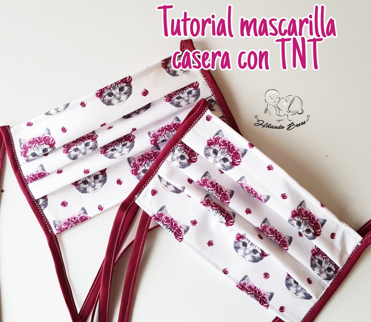 HilandoBesos's tweet photo. Ya está disponible el tutorial para hacer las mascarillas caseras con TNT en la web
https://t.co/S7lsWJT3O8
en mi canal YouTube 
https://t.co/vOQYs2php1

Espero que os sirva de ayuda 
Besos curativos para todos 

#diy #mascarillasTNT #hilandobesos #yomequedoencasa #QuedateEnCasa https://t.co/kPhAAUmM55
