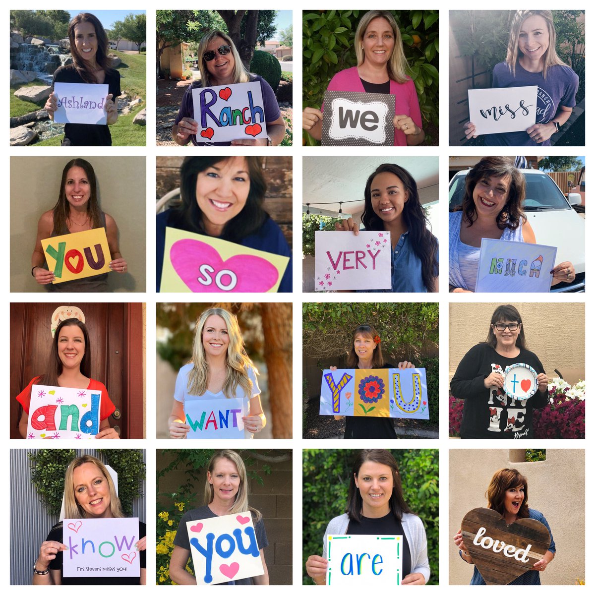 Ashland_Ranch's tweet photo. Our days are not quite the same without you in them. 💜💛 Please know this message comes from the heart. Be well. #WeAreAshland #ConnectCreateCare https://t.co/2EIlo4wsFi