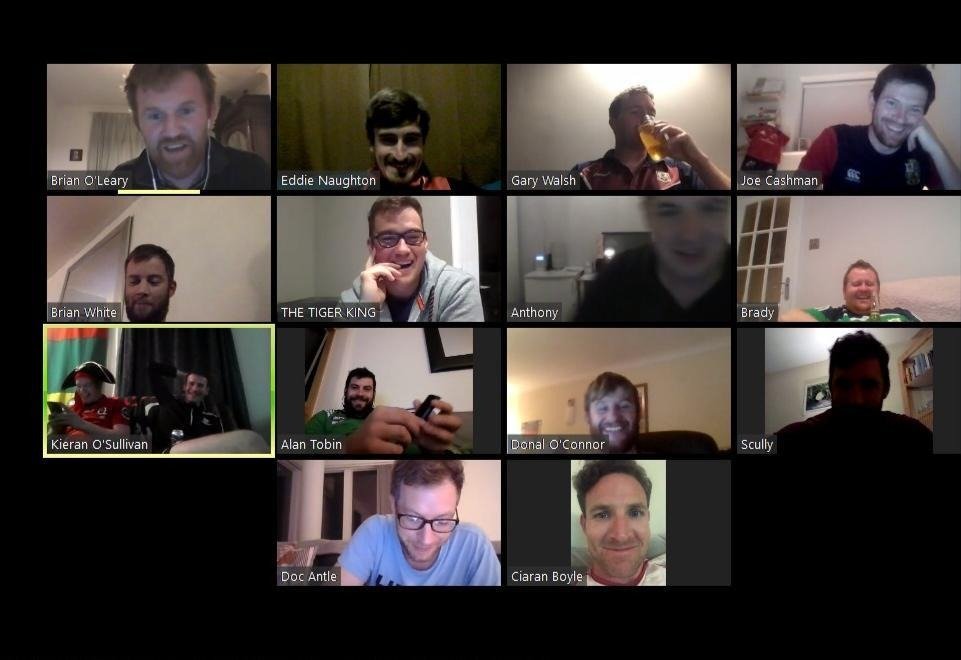 podders11's tweet photo. Great fun on @zoom_us doing a Quiz with @CuChulainnsGAA Hosted by Crunchie (top left)
Hopefully we get enough points to unlock Scully (bottom right) next week ๐
Shout out to Johnno and Sully pretending to be on @C4Gogglebox (bottom left) #cusabu https://t.co/ejSstXFeME
