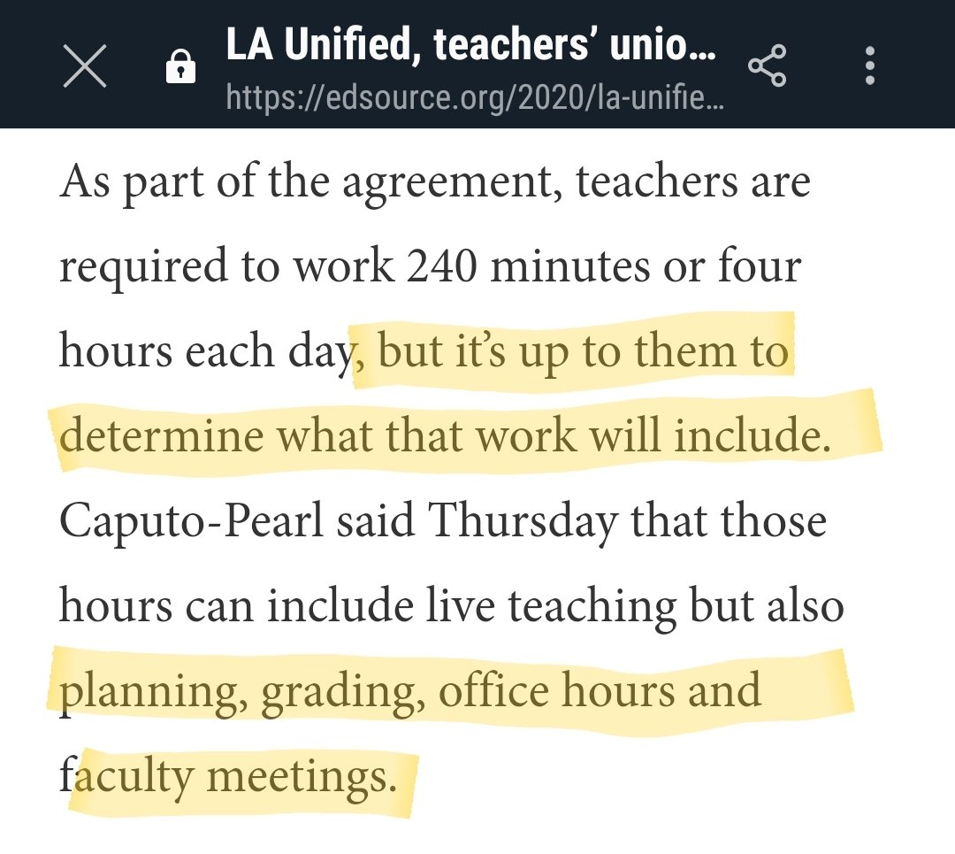 It gets betterThe teachers are required to "work" for 4 hours each dayBut it's up to the teacher to determine what that "work" will include.They COULD teach.Or they could do things like grade papers, hold office hours, and attend faculty meetings.