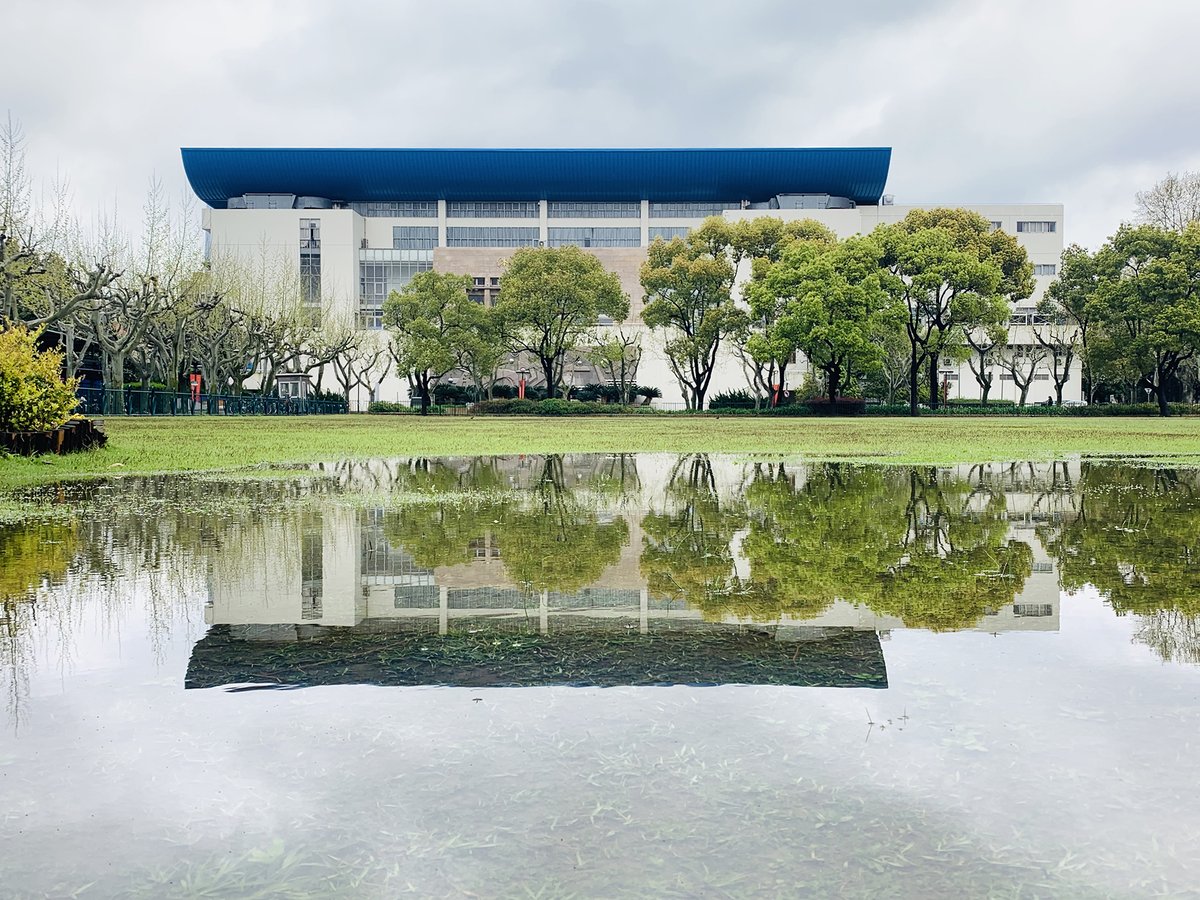 ECNUER's tweet photo. University looks more beautiful after a fresh spring shower. https://t.co/bPPtt9WPfB