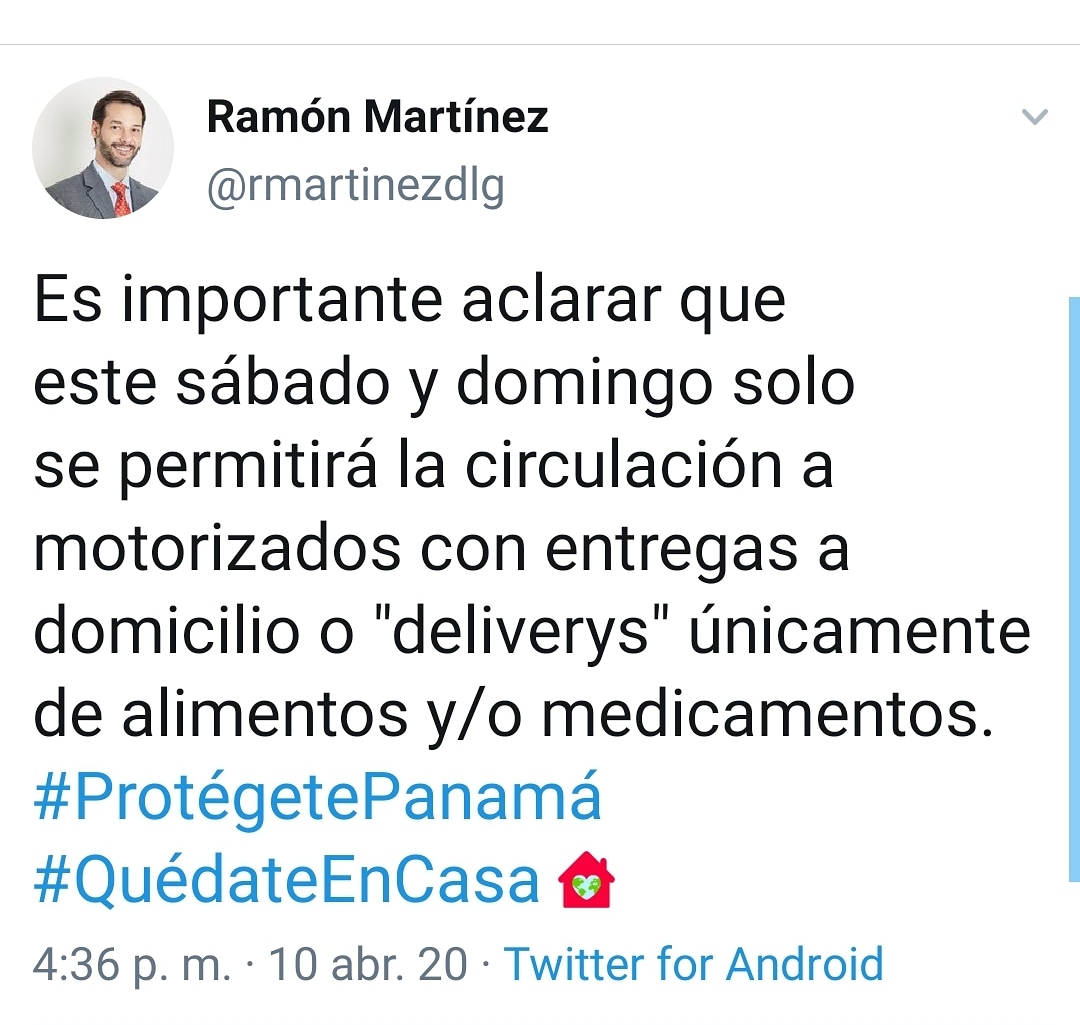 ElVenezolanoP's tweet photo. #DesdeTwitter Importante esta aclaratoria que hace el ministro de comercio e industrias de Panamá, Ramón Martínez #elvenezolanopanama #panama

@rmartinezdlg https://t.co/4Cr56ujrUX