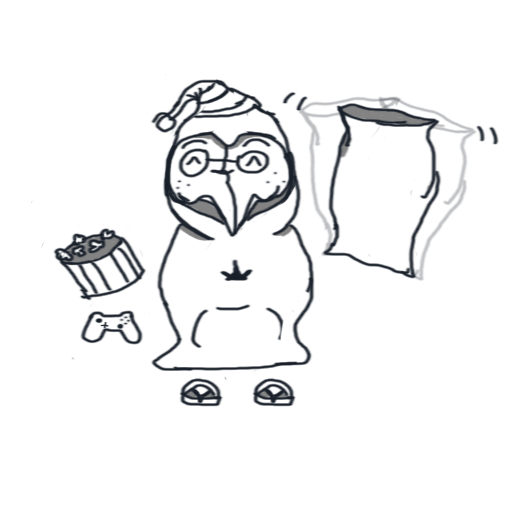 JefeLo_'s tweet photo. Cozy nights in made me want to doodle one of my games' characters from #NetKingsCall getting cozy for quarantine. Night in with the (plague) doctor to heal you up! @Greystone_Games #IndieGameDev https://t.co/e0bdkI3bNS
