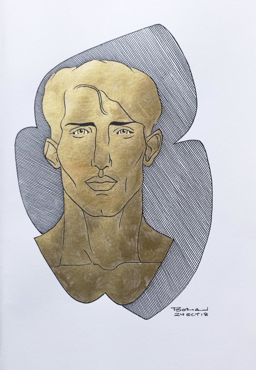 You can see the full range of works included here:  http://etsy.com/ie/shop/robbohan but let me know in advance before u buy so I can create a specific listing for you with your choices.The Golden Man (2018)