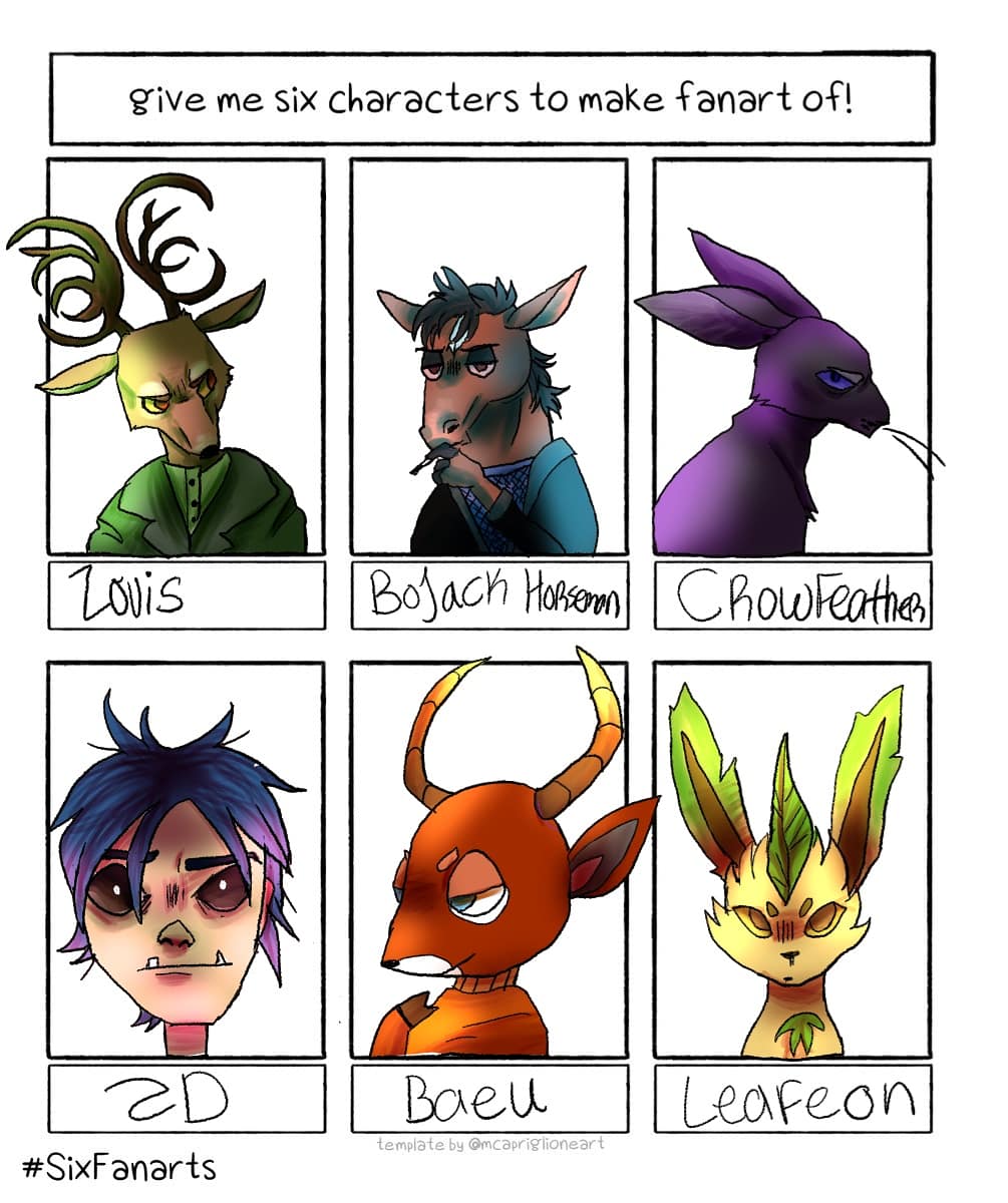 Soulkin2's tweet photo. I did it . Am I cool now?
#beastars #BojackHorseman #Warriorcats #gorillaz #animalcrossing #pokiemon https://t.co/j6gTPbmd0R