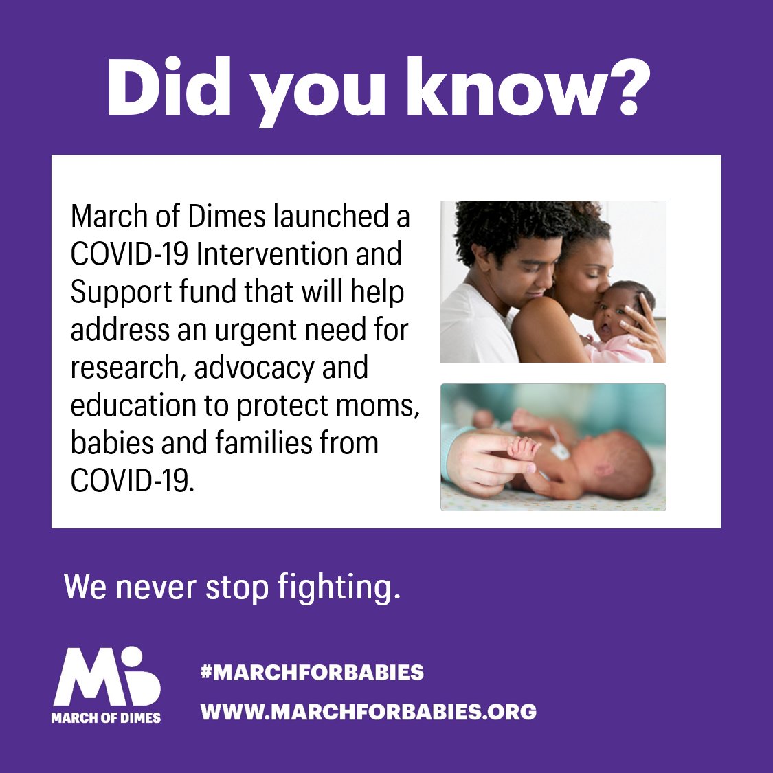 March of Dimes WA tweet media