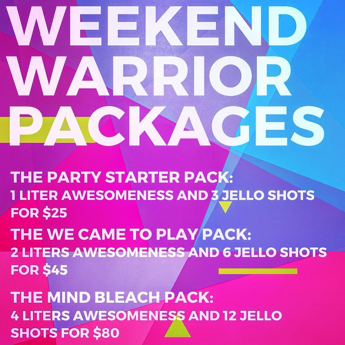 LittleMissWhiskey's (@whiskeysdc) on Twitter photo It's Friyay kids, do it up. We also have 130 beers and bottles of liquor to sell. Check out our covid 19 to go menu on FB. Email us at LMWToGo@gmail.com or walk up till 10 tonight
Would anyone tune into an IG live happy hour with staff? It's Friyay kids, do it up. We also have 130 beers and bottles of liquor to sell. Check out our covid 19 to go menu on FB. Email us at LMWToGo@gmail.com or walk up till 10 tonight
Would anyone tune into an IG live happy hour with staff?