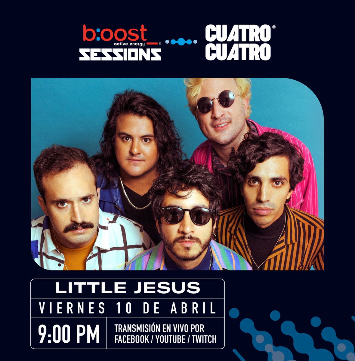 frecuenciaindi's tweet photo. #TISEnCasa: Otra de las nuevas iniciativas de @AgenciaTSM_ y @ecoenvivo_ serán las #BoostSessions de @CuatroCuatroMX que serán transmitidas a las 21:00 hrs todos los viernes del mes y hoy le toca inaugurar a @thelittlejesus: https://t.co/J40u0Hoe63 💻 https://t.co/7AeNB65YAu