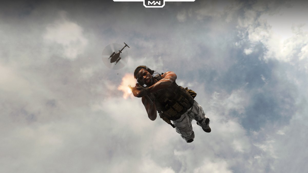 CallofDuty's tweet photo. Did you know… you can drop into a flying helicopter and hijack it. 

#WarzoneWisdom 👨‍🏫🏫 https://t.co/9auAD5b9zi