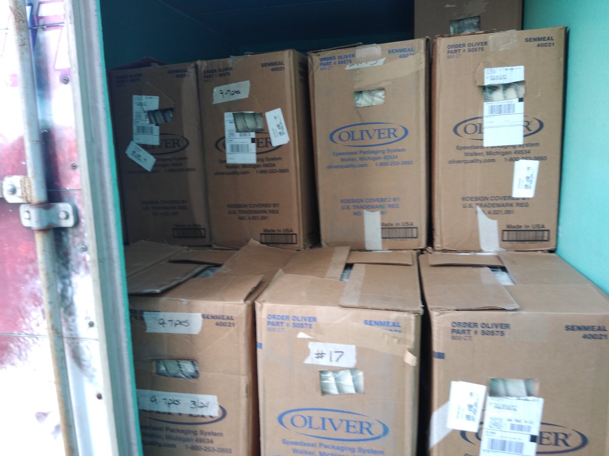GSCMOW's tweet photo. How many frozen meals fit into a freezer trailer? When we were forced to move to once a week seven meal frozen deliveries United Trailers stepped up and loaned us one of their freezer trailers. Thank you so much! #GSCMealsonWheels #GSCMOW https://t.co/XizMSOoOKW