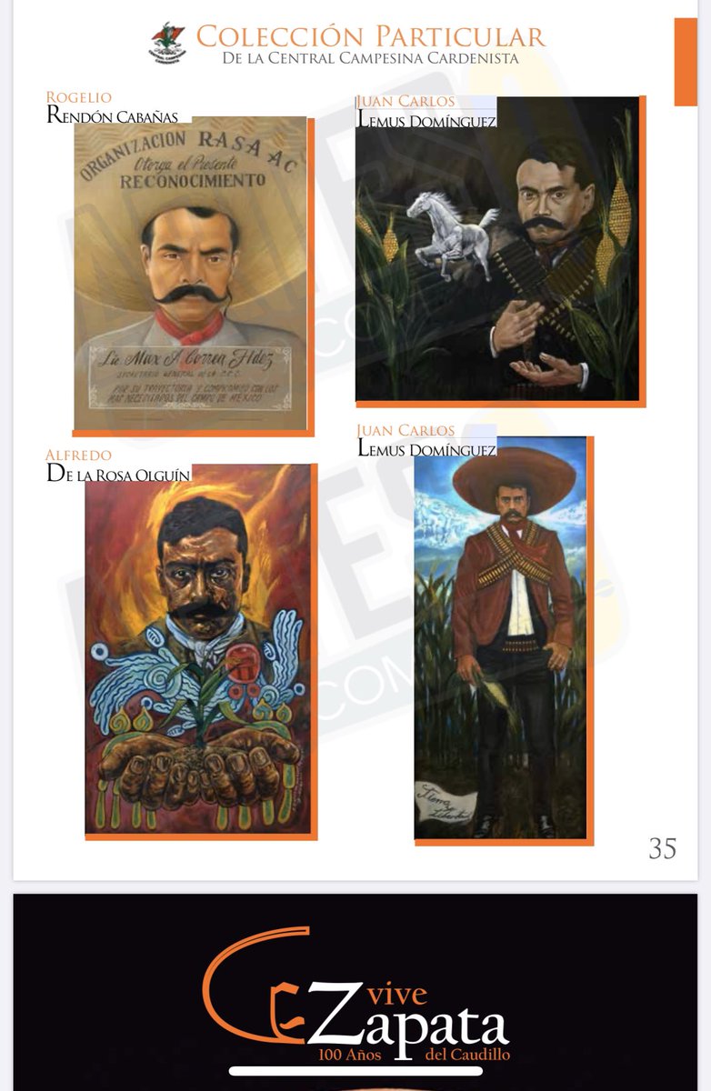 maxcorreah's tweet photo. Les invitamos a consultar el catálogo “Zapata Vive. Cien años del Caudillo”. Colaboración de #CCC #LXLegislaturaEdomex #Artes9 

https://t.co/KXCPFQUDbo https://t.co/jKupXZsWHv