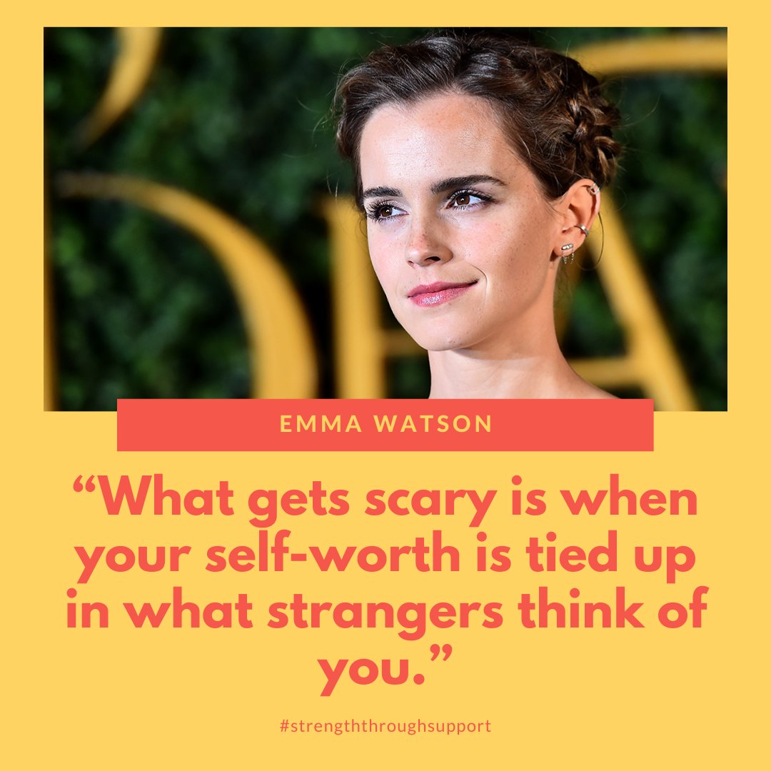strength_ts's tweet photo. Thank you Emma! This is so important.  Our minds spend so much time thinking about what others think of us.  BUT that just doesn't matter! What matters is what you think of yourself.  You are enough.  And that's ok. #strengththroughsupport #youmatter #Iamgreat 💕💕 https://t.co/8c1yRMZffo