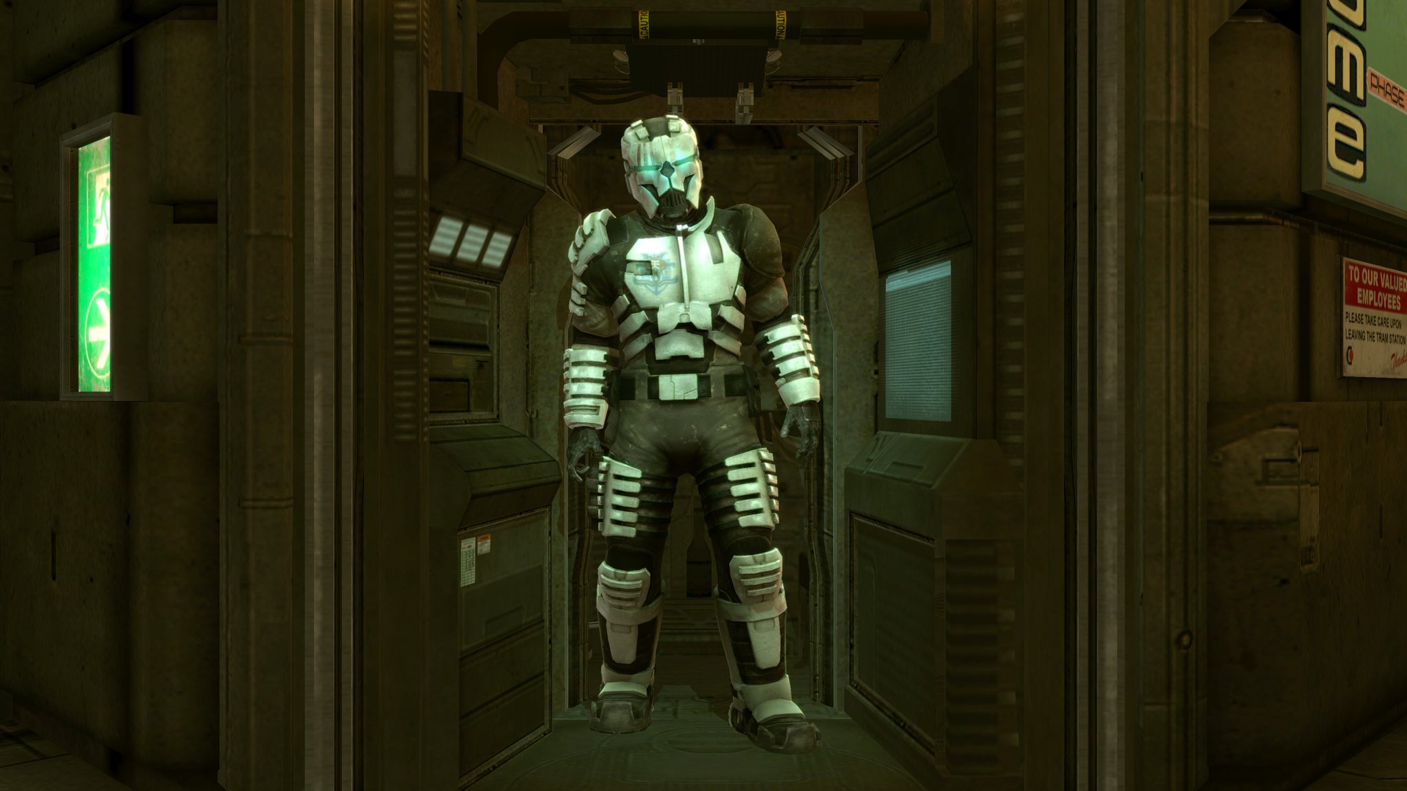 Koishi 本日もdead Spaceを楽しみました 軍用スーツかこわるい エムブレムからして途中で衝突した方の宇宙船から入手したデータぽい Koishi 本日もdead Spaceを楽しみました 軍用スーツかこわるい エムブレムからして途中で衝突した方の宇宙船から入手したデータぽい