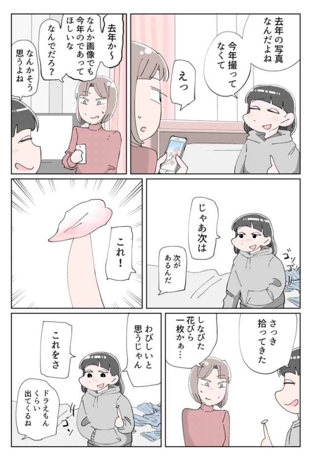 花見を妥協する話です。 