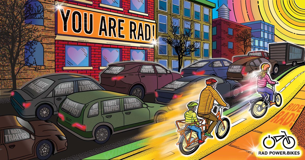 seattledesigner's tweet image. @RadPowerBikes -Ride RAD! Best transportation you’ll ever have! #RadColoringContest
