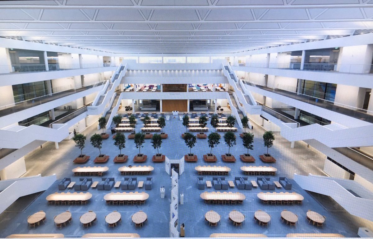 nickruthmann's tweet photo. Ohio + the @ClevelandClinic have been ahead of the curve. An old + current photo of our new med school converted now to scaffolding for housing 1000 #covid patients if needed. Our Cleveland Clinic #HopeHospital - proud of Ohio, our community and the Clinic - we are prepared. https://t.co/S19EDUpa3u