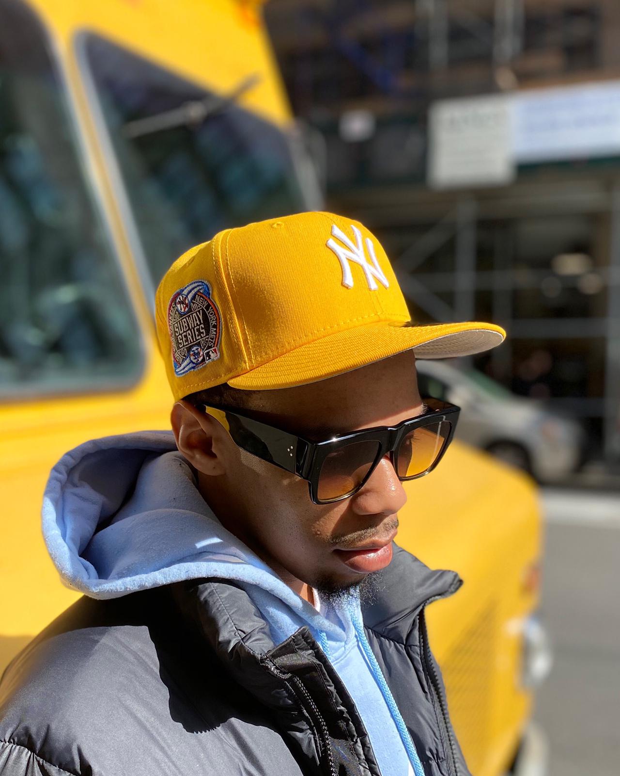 Yellow hotsell yankee fitted