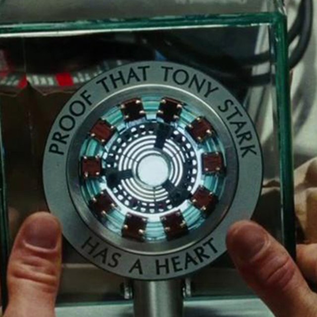 In 'Endgame' (2019), the Avengers' hands represent Tony Stark's heart