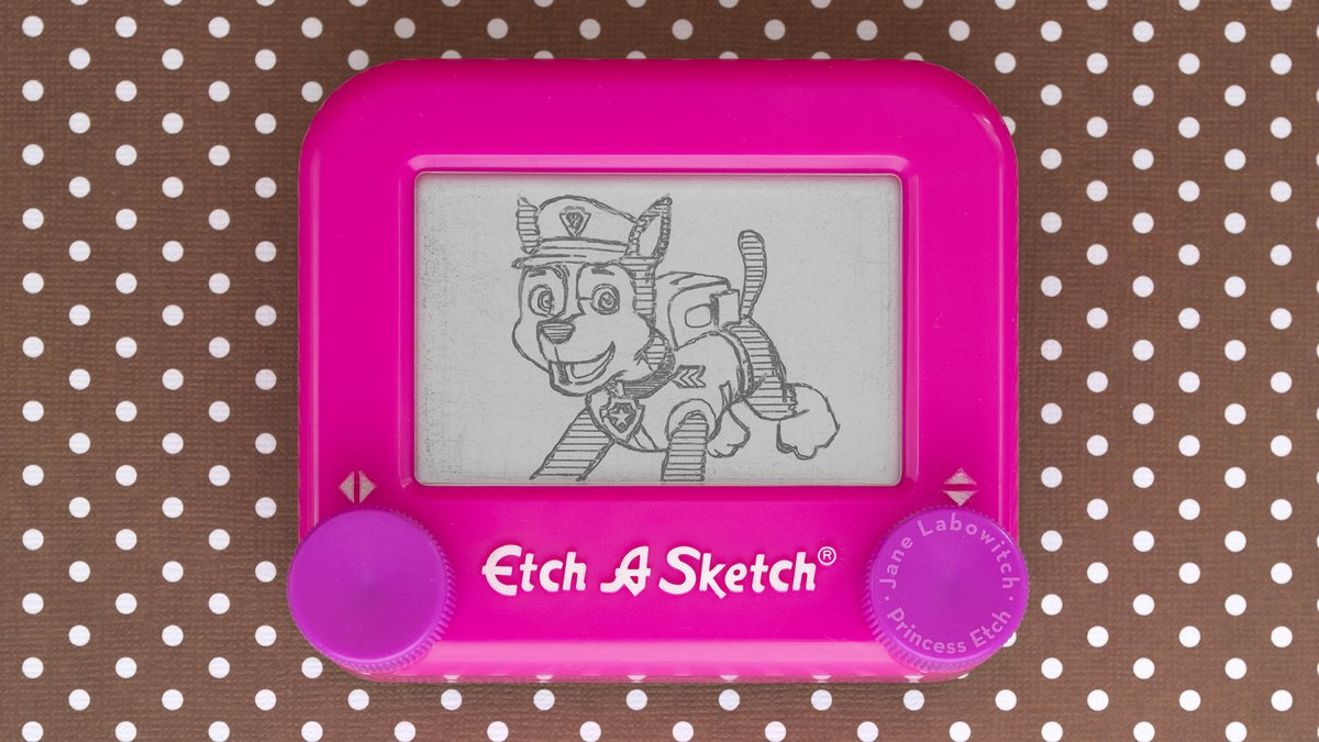 paw patrol etch a sketch