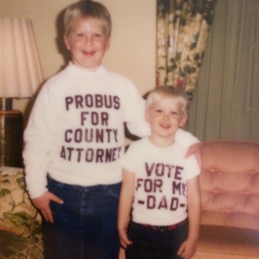 tprobus's tweet photo. I realize that National Siblings Day is just a made-up holiday for social media, but I’ll still post this picture of me and my little brother from back in 1981.

He died in his sleep two and a half years ago. I miss him. 

If you have a sibling, don’t take a minute for granted. https://t.co/3rnBrcW7dW