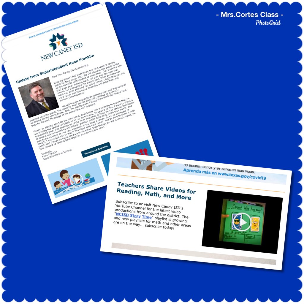 Cortesducks's tweet photo. My Math vídeo made it to New Caney ISD’s Super Intendents newsletter!! Thank you Mr. Franklin in supporting us in such challenging times. Check out more videos of so many talented teachers! https://t.co/2OdxQIqEnt