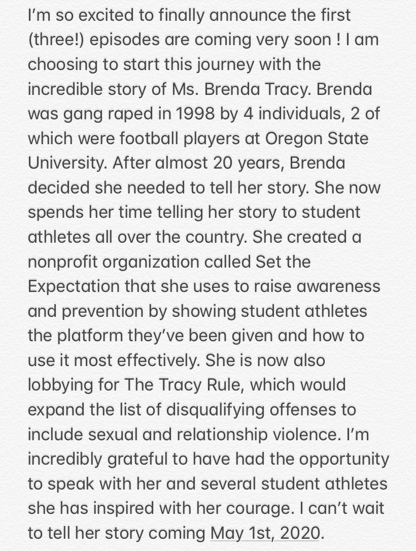 TitleIXCrime's tweet photo. #titleix #titleixtruecrime #SAAM #settheexpectation #TracyRule https://t.co/ZonlrL5z19