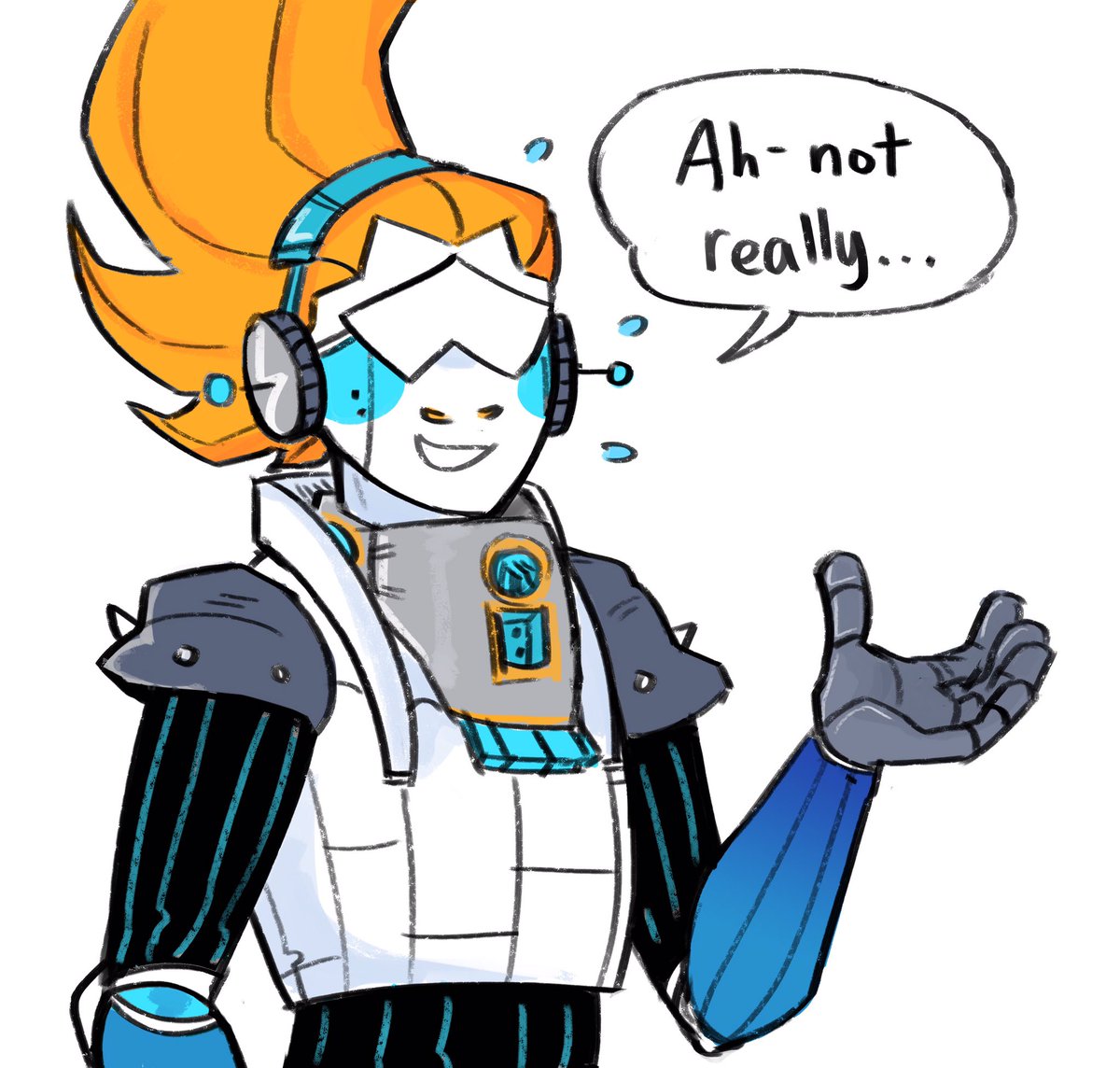 "Can robo-mic open his mouth?" 