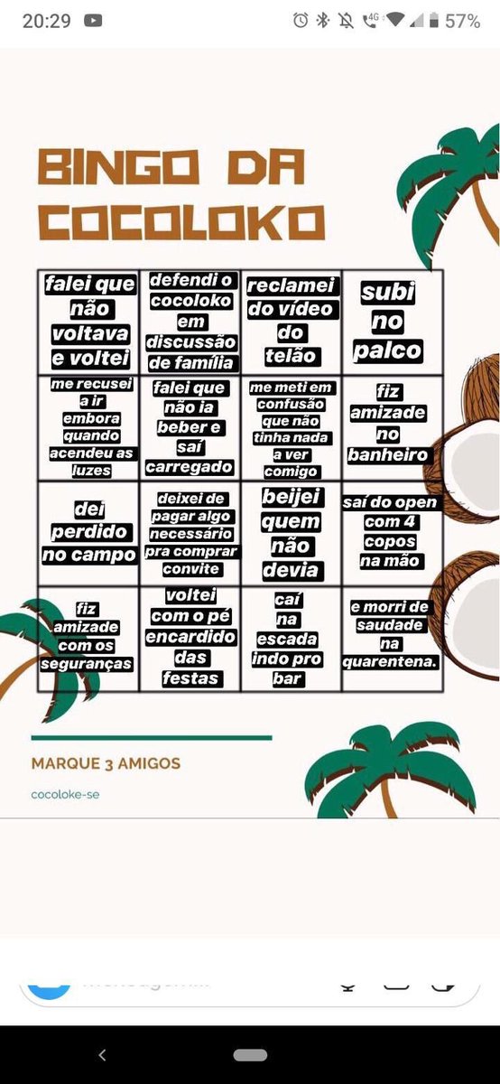 cocolokojau's tweet photo. Olha o bingo da CocoLoko aiiii! https://t.co/ZTVZgh3MZf