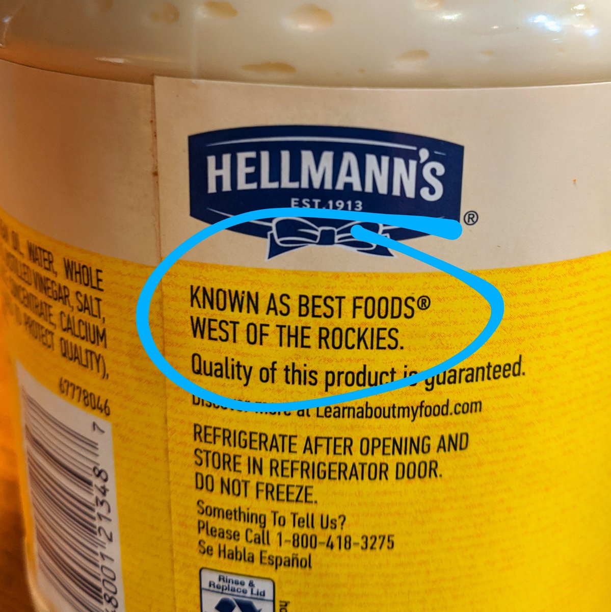 FeeOnlyIndy's tweet image. "Known as best food west of the Rockies"

Never heard this in my life. Doesn't even make sense. IT'S MAYONNAISE.

#twobeersin #coronatime